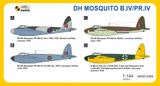 Stavebnica DH Mosquito PR.IV / B.IV Special Liveries (1:144)