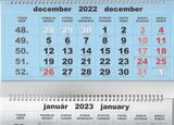 Nástenný trhací kalendár (trojmesačný) 2023