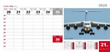 Stolný letecký kalendár 2024