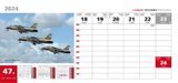 Stolný letecký kalendár 2024