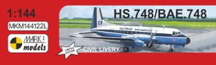 MKM144122L HS.748/BAe.748 1/144 Civil Livery