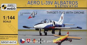 Aero L-39V Albatros & Letov KT-04 Target ( mierka 1/144 )