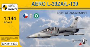 Aero L-39ZA Albatros/L-139 Albatros 2000 ‘Lehký bitevník’ ( mierka 1/144 )