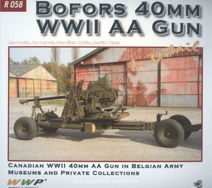 Bofors 40mm WWII AA gun in deatail