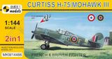 Curtiss H-75/Mohawk III French & British Fighter