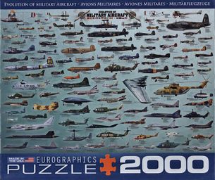 Puzzle 2000: História vojnových lietadiel (Evolution of Military Aircraft)