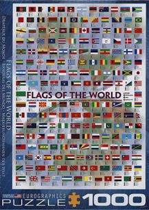 Puzzle 1000: Vlajky sveta (Flags of the World)
