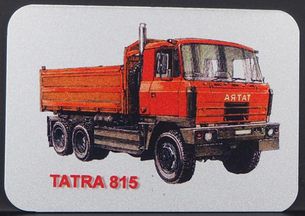 Kovová magnetka - Motív Tatra 815