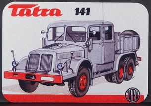Kovová magnetka - Motív Tatra 141