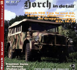 Horch 108 type 1a and 40 in detail