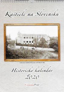 Nástenný kalendár Kaštiele na Slovensku - Historický kalendár 2020