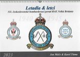 Nástenný kalendár 2023 - LETADLA & PILOTI 311. československé bombardovací peruti RAF, Velká Británie