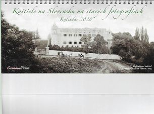 Stolný kalendár Kaštiele na Slovensku na starých fotografiách 2020