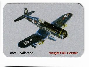 Kovová magnetka - Motív WW II collection - Vought F4U Corsair