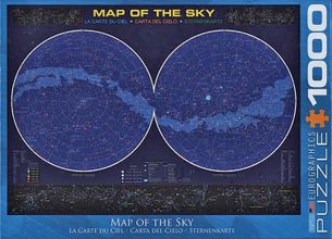 Puzzle 1000: Mapa oblohy (Map of the Sky)