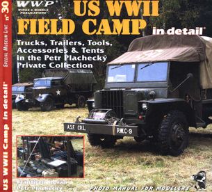 Us WWII Field Camp in detail