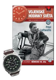 Vojenské hodinky světa č.13 -  Pilot Luftwaffe, 40. léta 20. století