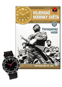 Vojenské hodinky světa č.16 - Portugalský voják, 60. léta 20. století